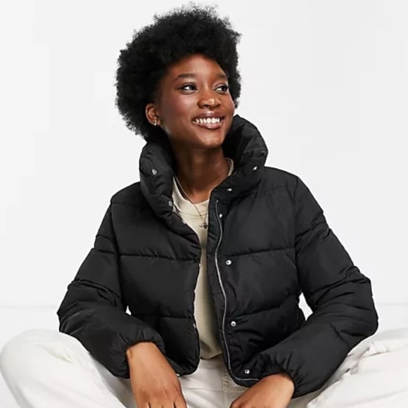 Black Puffer Jacket - Picture 3 of 3